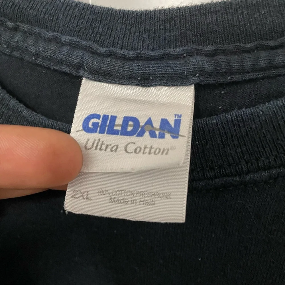 Y2K 2009 New Orleans Saints Football Black T Shirt // 2XL - Picture 3 of 4